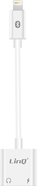Actual product image LinQ Audio and charging adapter with 3.5mm jack /Lightning connector (Lightning, 3.5mm jack, Lightning)