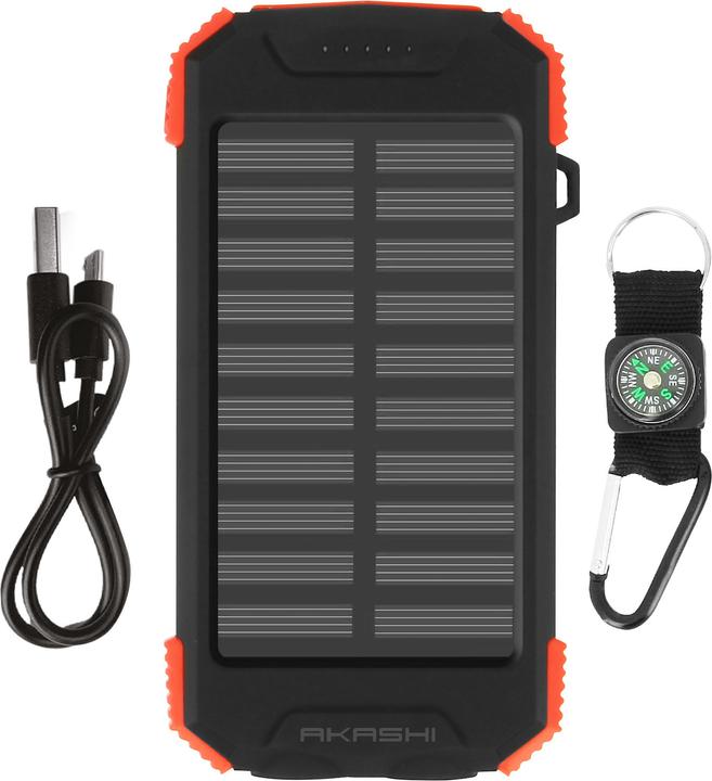 Image du produit Akashi ALTPB10WIRLSOLAR USB / USB-C + charge sans fil (10000 mAh)