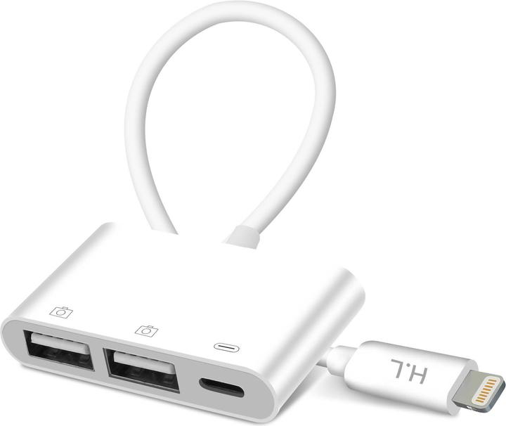 Produktbild Avizar 2x USB / iPhone Adapter (Lightning, USB)