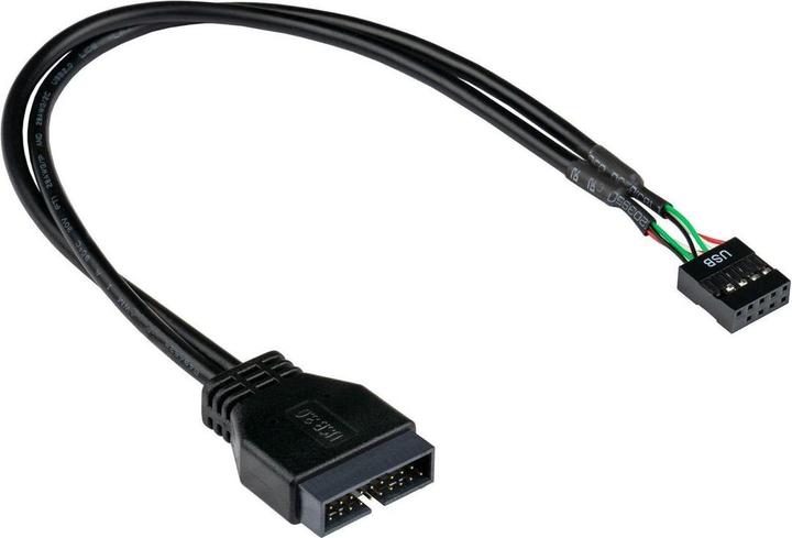 Image du produit Varia SO-33840 - Adapter intern USB 3.0 Pin-Header Stecker an USB 2.0 Pin-Header Buchse, schwarz, 0,15m