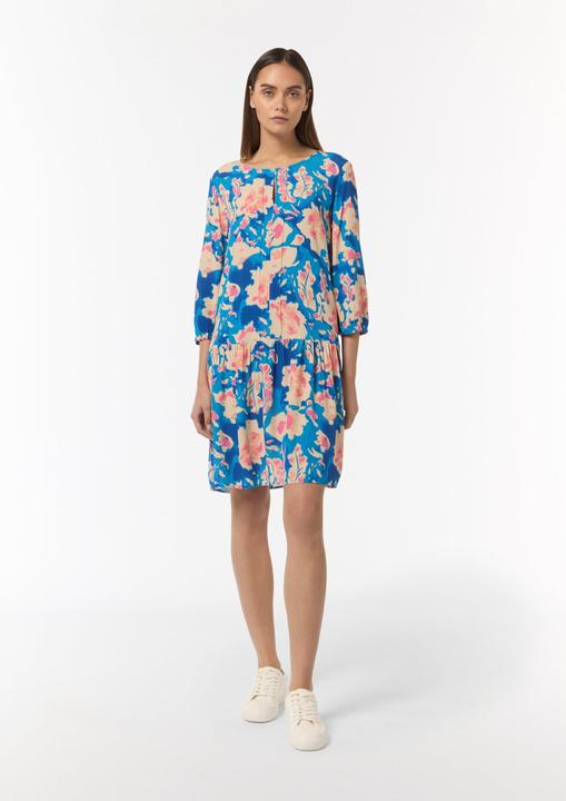 Actual product image Comma Kleid Gemustertes Kleid mit Raffung (44)
