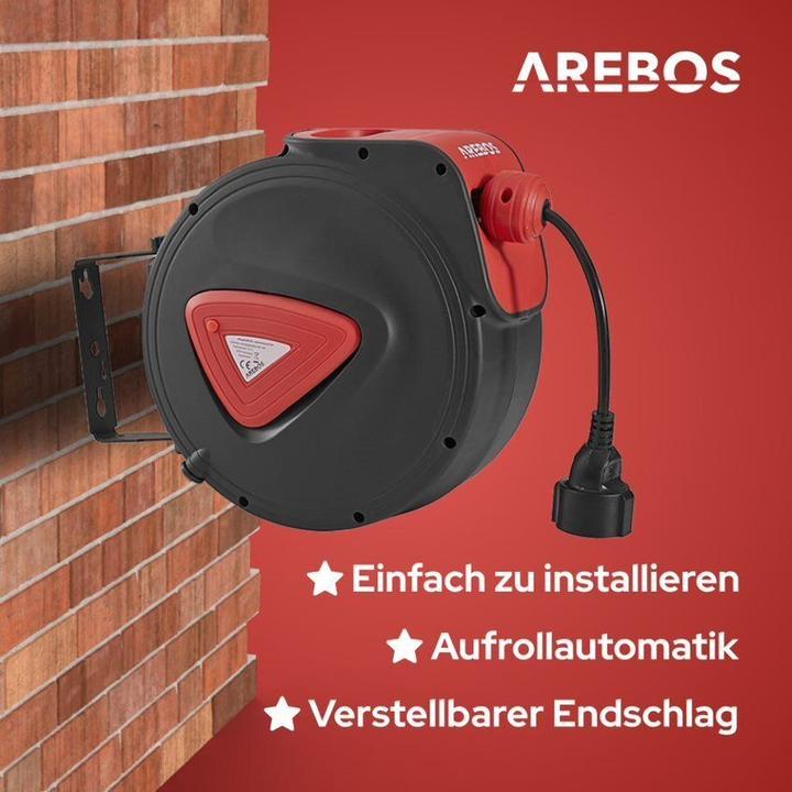 Image du produit Arebos Enrouleur de câble (15 m)