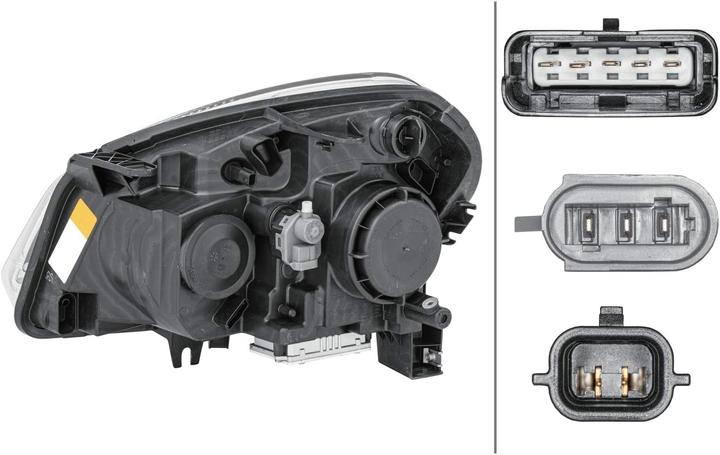 Actual product image HLL Main headlight, right (D2R, H7, PY21W, W5W)