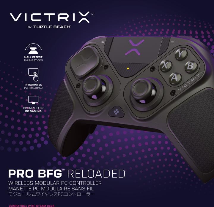 Actual product image Turtle Beach Victrix Pro BFG Reloaded Wireless Modular Controller Compatible with PC (PC)