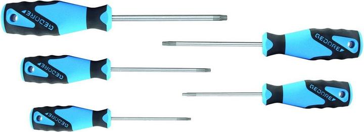Image du produit Gedore 2163 TX-05 3K-Schraubendreher-Satz 5-teilig TX T10-T30 (TX)