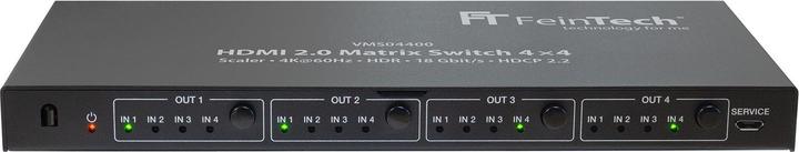 FeinTech VMS04400 HDMI 2.0 Matrix Switch 4x4 mit Scaler