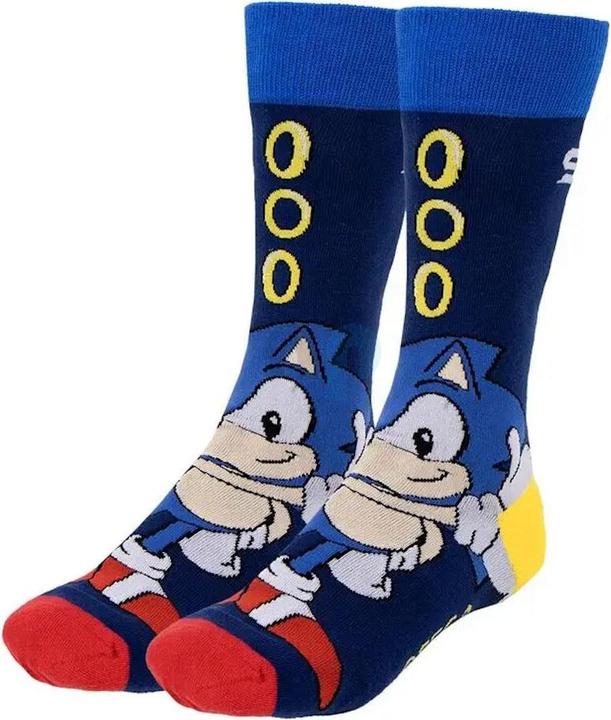 Produktbild Cerdá Sonic the Hedgehog Socken 3er-Pack Sonic 35-41 (3er Pack, 35 - 41)