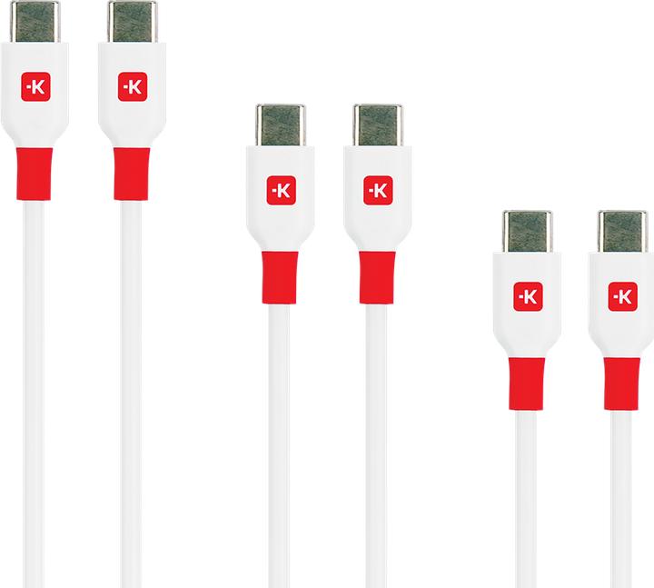 Image du produit Skross Câble USB USB-C to USB-C Cables 2.0 Multipack, 0,15m / 1,2m / 2,0m wt (2 m, USB 2.0, 36 W)
