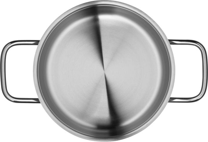 Produktbild WMF Kochtopf Bratentopf Induktion 16cm Glasdeckel 1,5l Diadem Plus Edelstahl (16 cm, Bräter + Schmortopf, Kochtopf, Edelstahl)