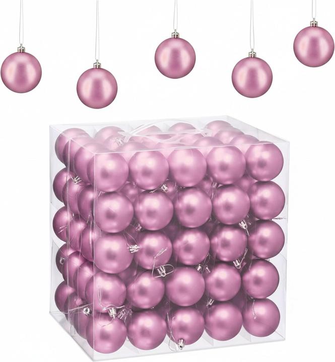 Produktbild Relaxdays Weihnachtskugeln 100er Set (100x)