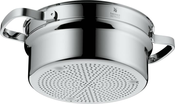 Actual product image WMF Topfset Induktion Kochtopfset 5tlg Glasdeckel Function4 Edelstahl 18/10 (16 cm, Pan set + pot set, Stainless steel)