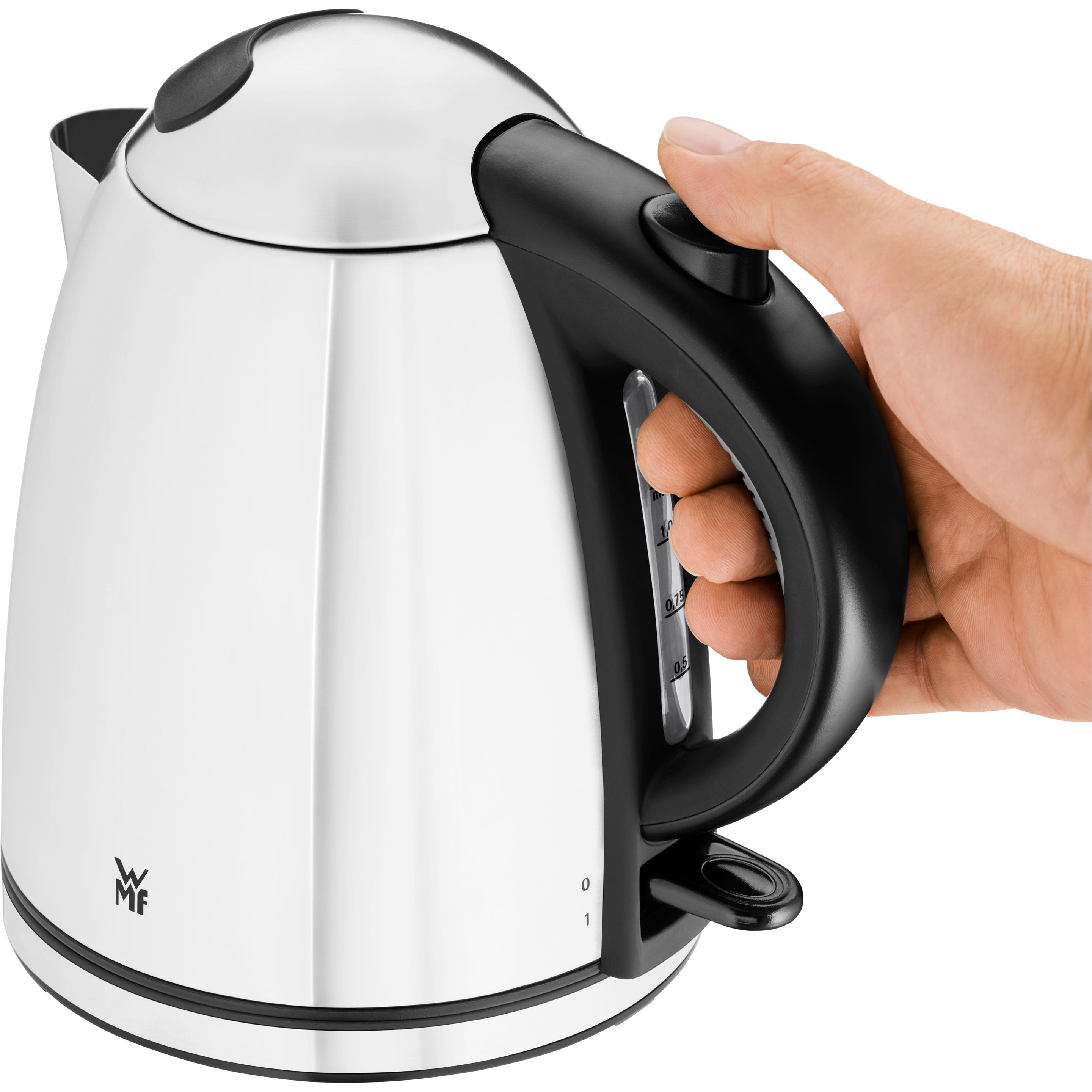 Thumbnail - WMF Stelio Wasserkocher 1.2l, Wasserkocher, Silber, Schwarz