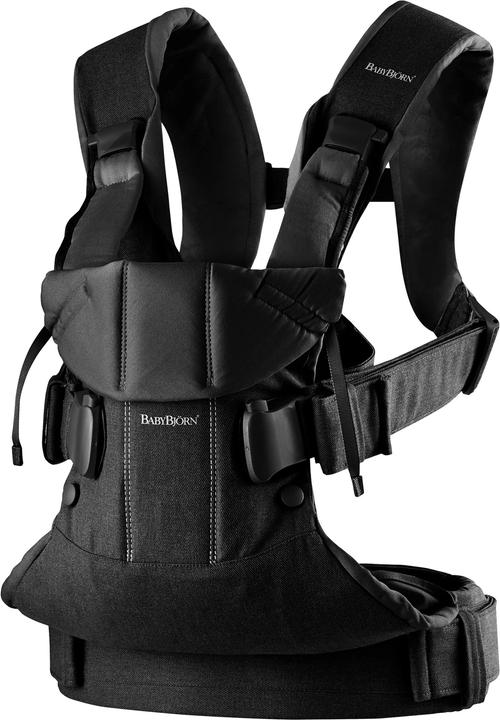 Image du produit BabyBjörn Carrier One Woven Baby Carrier, Black