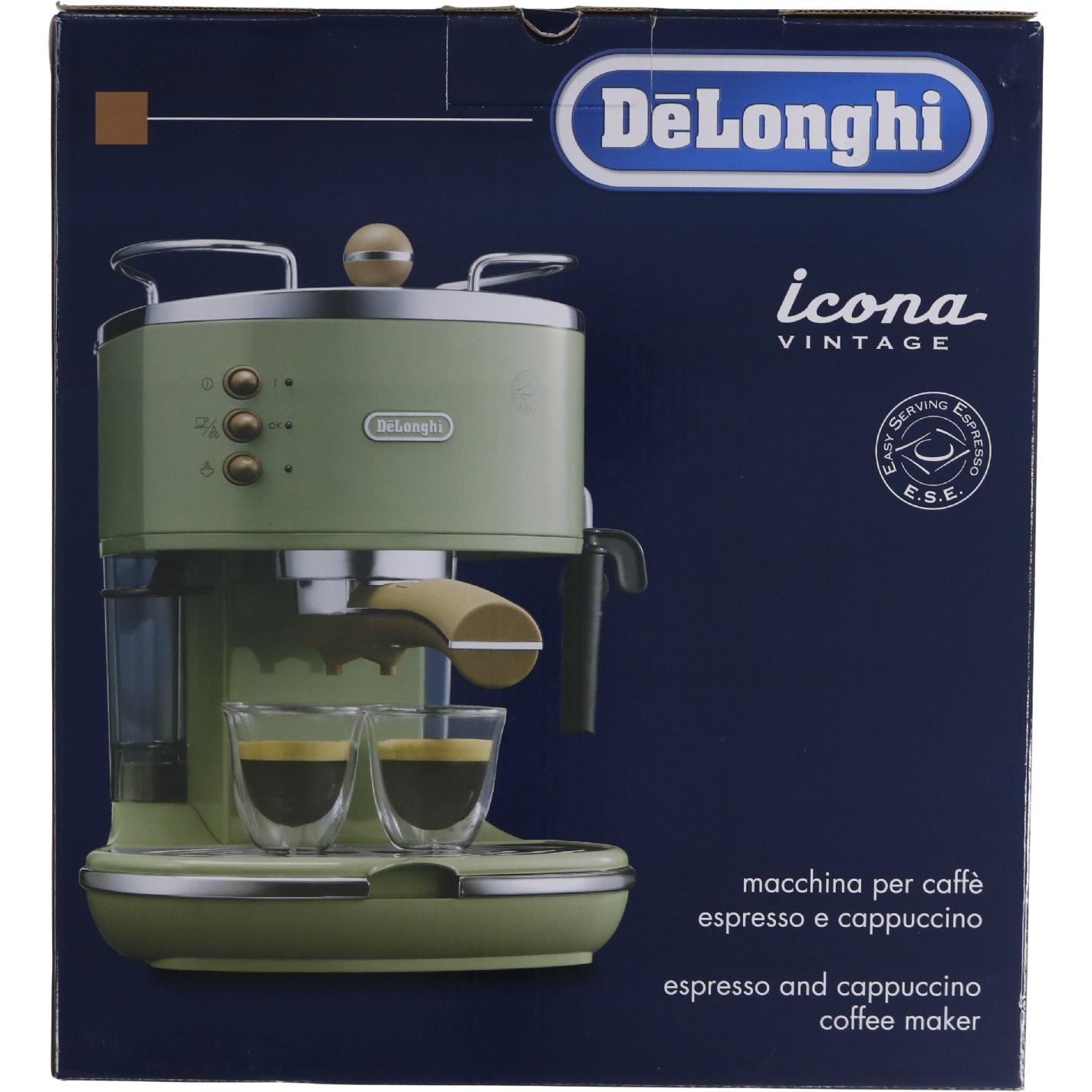 De'Longhi Icona Vintage, Siebträgermaschine, Grün