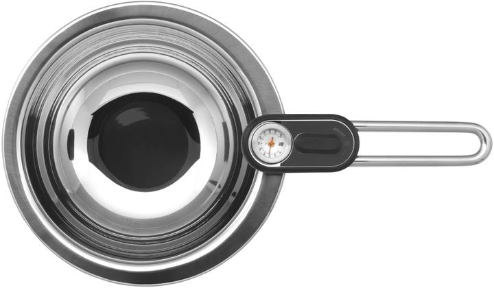Actual product image WMF Kochtopf Simmertopf 18cm mit Temperaturanzeige Topf 1,5l Edelstahl Induktion (18 cm, Pot, Stainless steel)