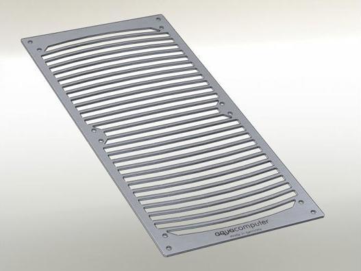 Aqua Computer Einbaublende für airplex modularity system 280, Edelstahl g