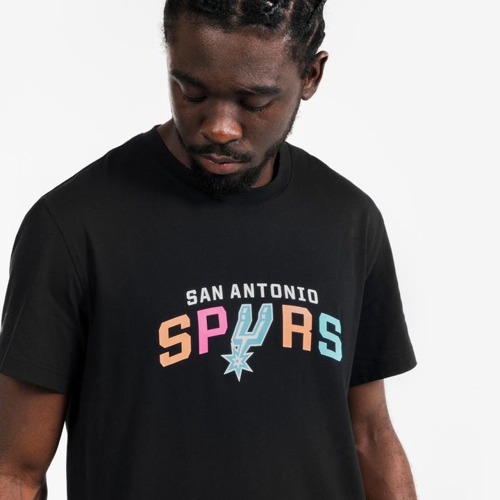 Image du produit Tarmak T-shirt de basketball nba san antonio spurs homme/femme - ts 900 ad noir (S)