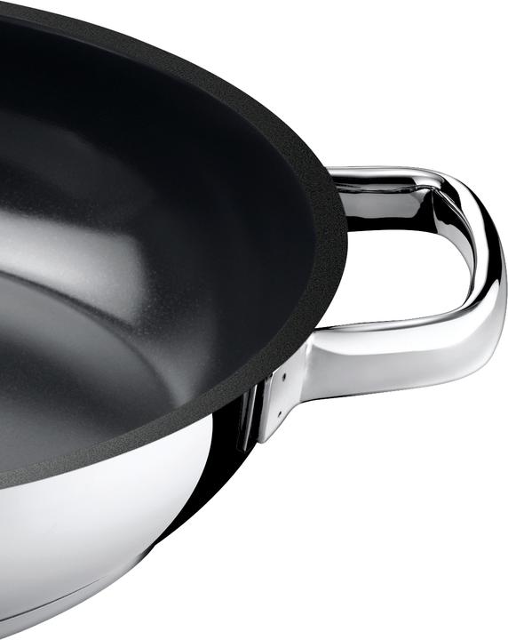 Produktbild WMF Edelstahlpfanne Servierpfanne 28cm Pfanne Induktion Durado beschichtet (28 cm, Bratpfanne, Edelstahl)