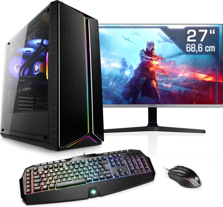 Actual product image CSL Gaming PC M10350 (AMD Ryzen 7 7800X3D, 16 GB, 1000 GB, Radeon RX 7900 XT)