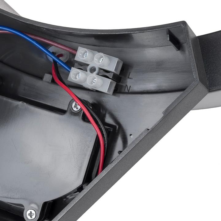 Productafbeelding Maclean MCE290GR LED lamp su infrarood bewegingssensor 800lm 10W IP54 pilka (800 lm, IP54)