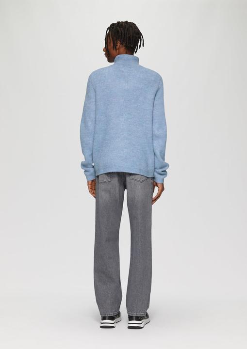 Produktbild S.Oliver Strickpullover Strick-Troyer mit Rippstruktur (S)
