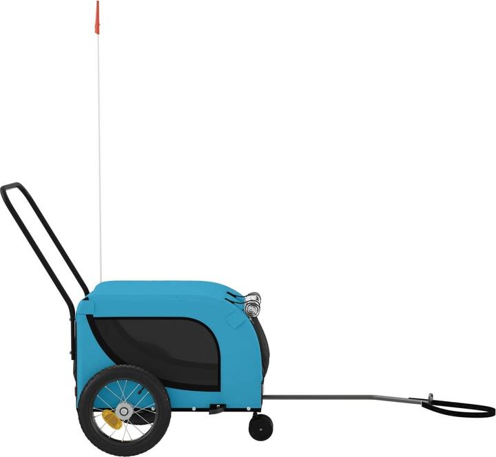 Produktbild VidaXL Fahrradanhänger Hunde Oxford-Gewebe & Eisen