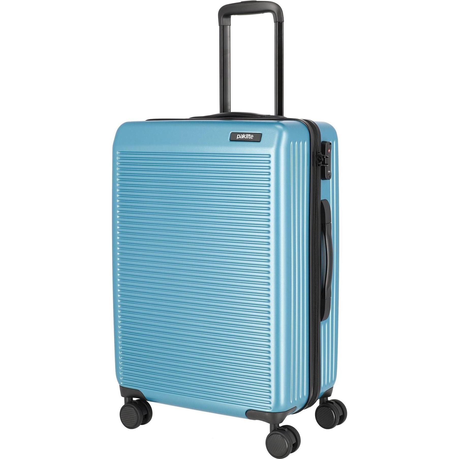 Thumbnail - Paklite, Koffer, Sienna 4 Rollen Kofferset 3-teilig, Blau, (205 l, XL (ab 115l))