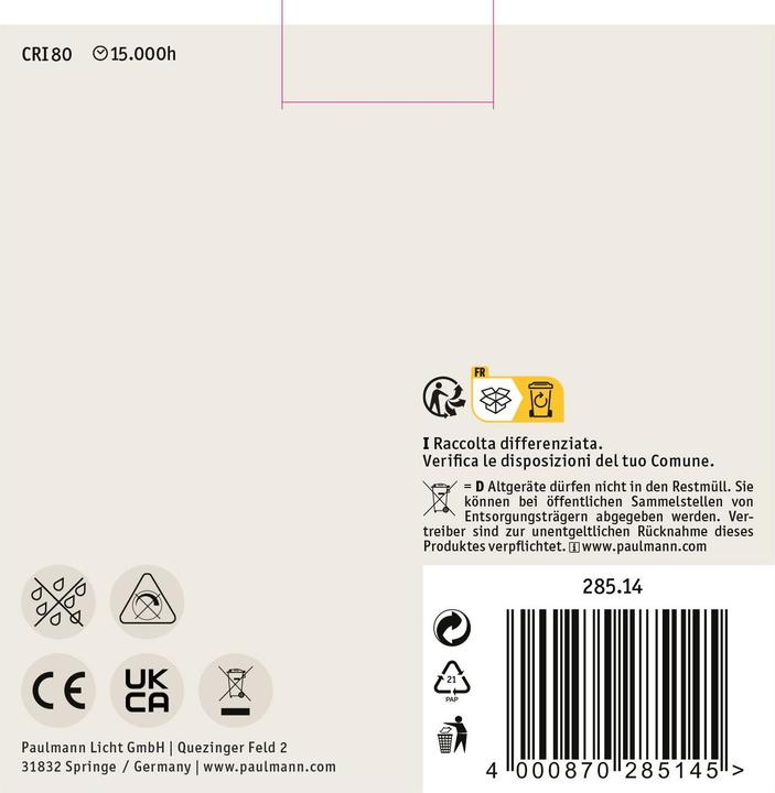 Produktbild Paulmann Reflektor QPAR111 (GU10, 4 W, 350 lm, 1 x, F)