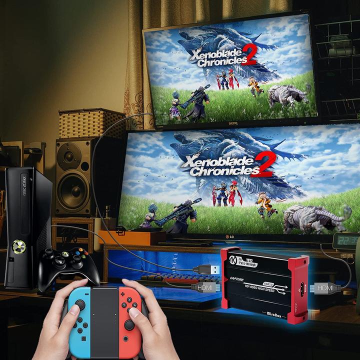 Actual product image MiraBox HDMI Game Capture Card 4K