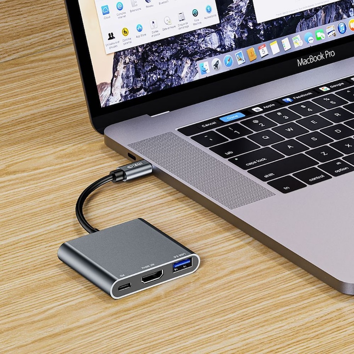 Produktbild Tech-Protect V1 (USB-C, 3 Ports)