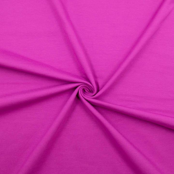 Produktbild Stoffrestposten Baumwolljersey - Fuchsia - Mindestverkaufsmenge: 1 Meter