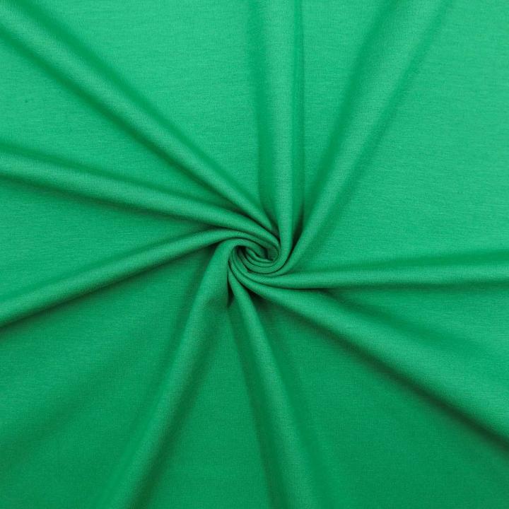 Actual product image Stoffrestposten Cotton jersey - Dark green - Minimum selling quantity: 1 metre