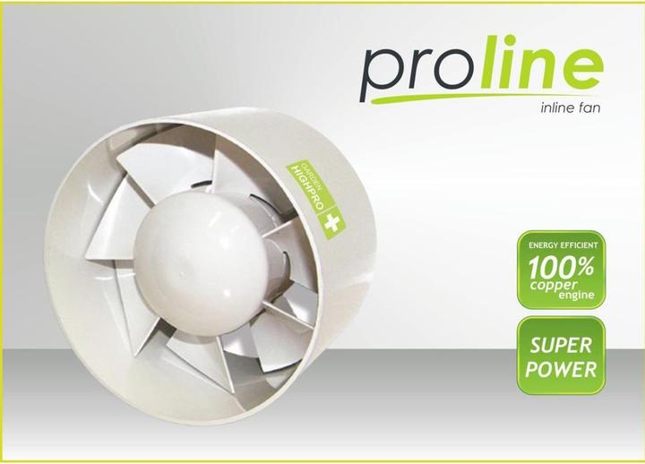 Produktbild Highpro Umluft- Ventilator ProFan Inline 106m³/h