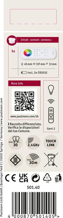Produktbild Paulmann Fernbedienung Gent 2