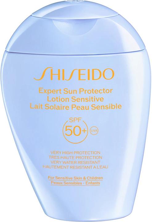 Actual product image Shiseido Expert Sun Protector Lotion Sensitive SPF50+ (SPF 50+, 150 ml)