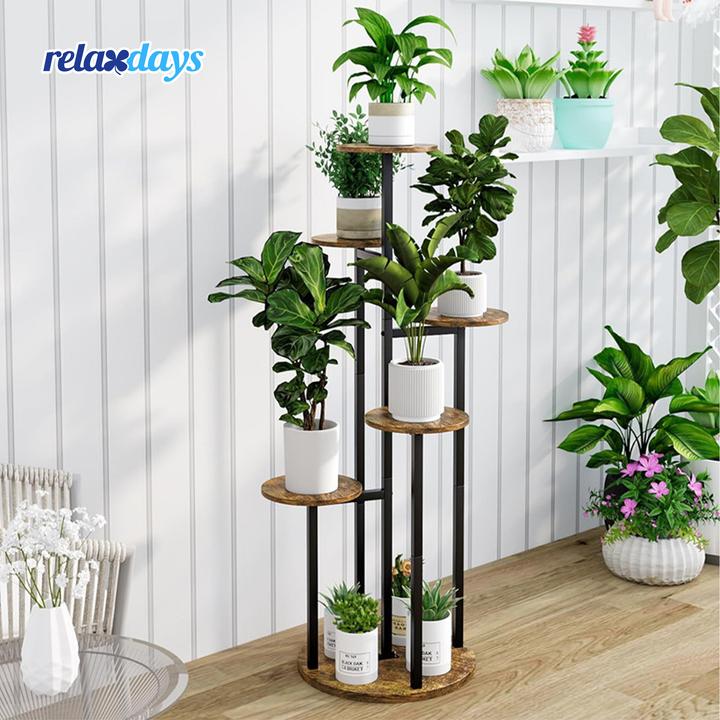 Actual product image Relaxdays Pflanzenständer Industrial Design