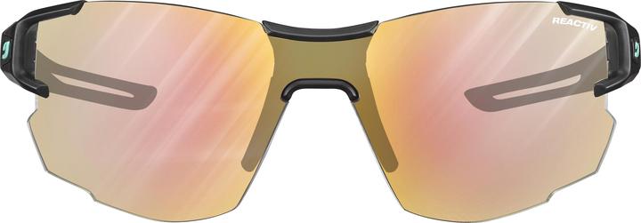 Actual product image Julbo Aerolite sports glasses (Mat Translucide Black, Pink Pastel, REACTIV Photochromic)