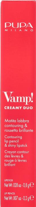 Actual product image Pupa Milano Pupa Vamp! Creamy Duo True Red 10 (010 True Red)