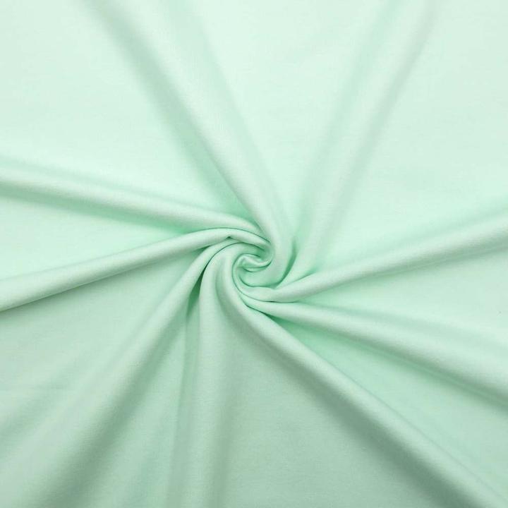 Image du produit Stoffrestposten French Terry Stoff - Hell Mint - Mindestverkaufsmenge: 1 Meter