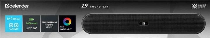 Actual product image Defender Głośnik Soundbar Z9 16w LED Bluetooth (16 W)