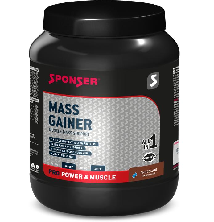 Actual product image Sponser Pro Mass Gainer (Chocolate, 1 pcs., 1200 g)