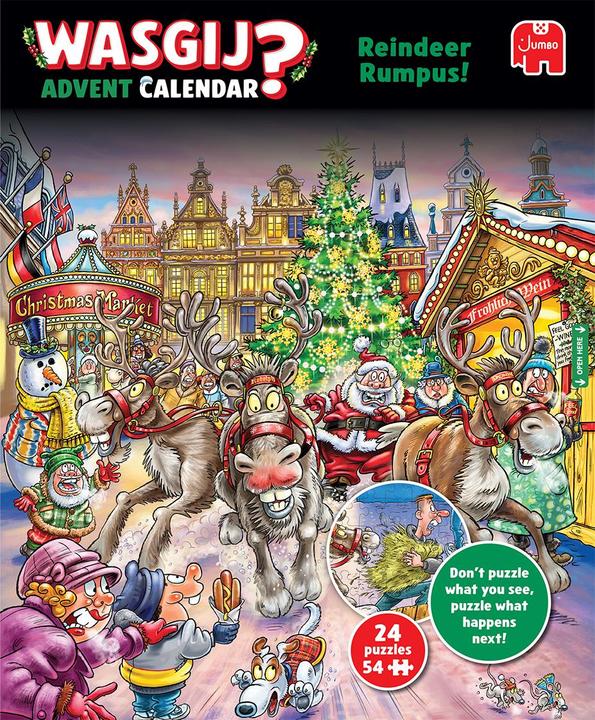 Actual product image Jumbo Wasgij Christmas Advent Calendar Puzzle 2025