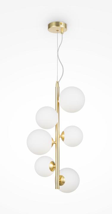 Immagine prodotto Maytoni Lampada a sospensione Dallas, lampada a sospensione 6x G9 bianco opaco, colore oro (G9)