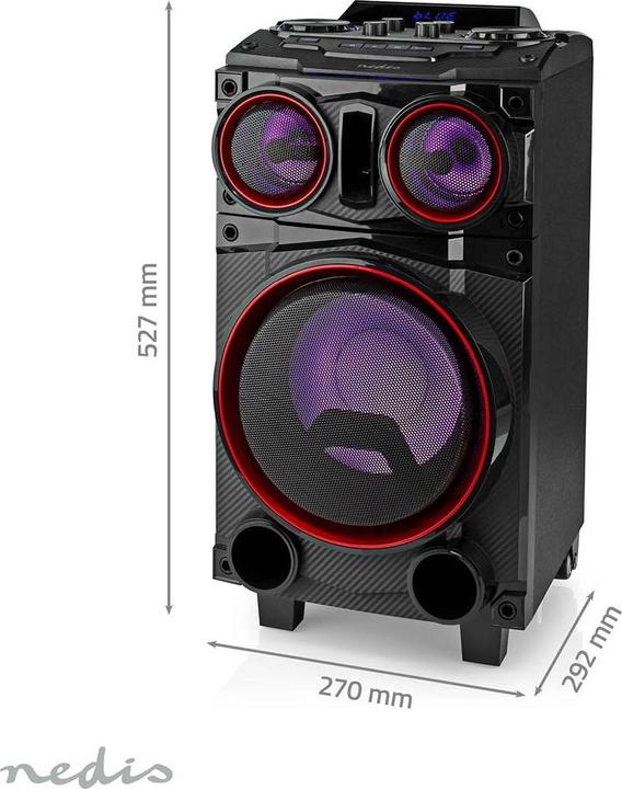 Produktbild Nedis SPPT800BK (6.50 h, Akkubetrieb, Netzbetrieb)