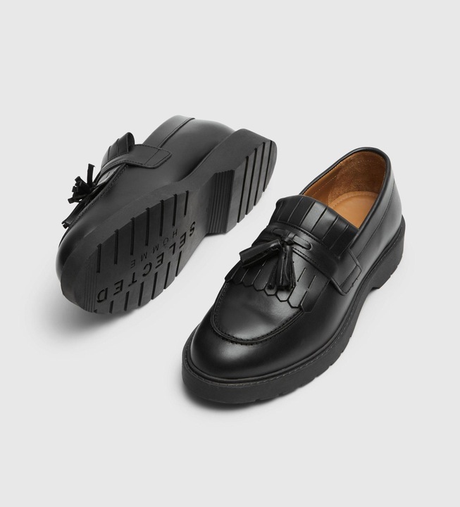 Produktbild Selected Homme Leder Kiltie Halbschuhe (44)