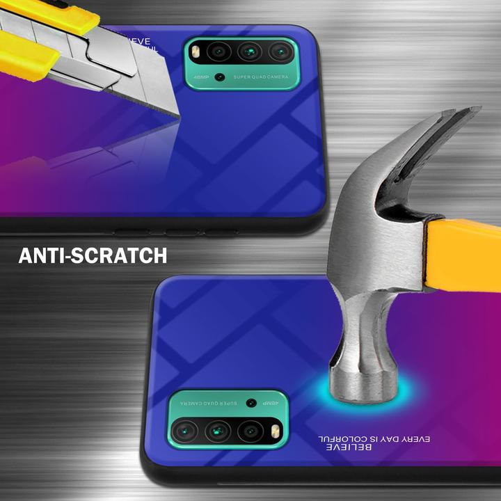 Produktbild Cadorabo TPU 2 Farben Glas Hülle (Xiaomi Poco M3, Xiaomi Redmi 9T)