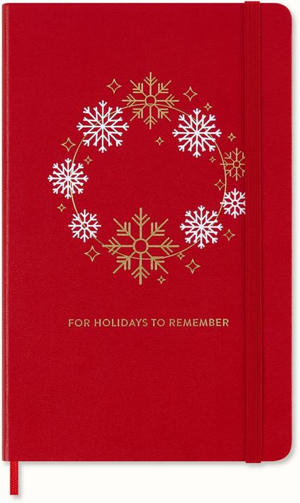 Image du produit Moleskine Molesk.Holiday bloc-notes L/A5,écarlate (13 x 21 cm, À rayures, Couverture rigide)