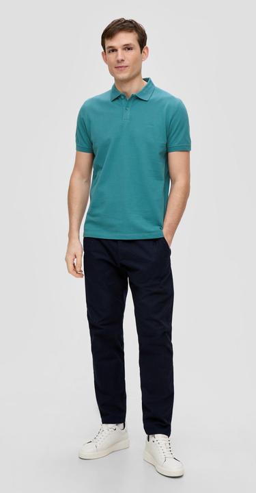 Produktbild S.Oliver Polo-Shirt Poloshirt aus Baumwollpiqué (S)