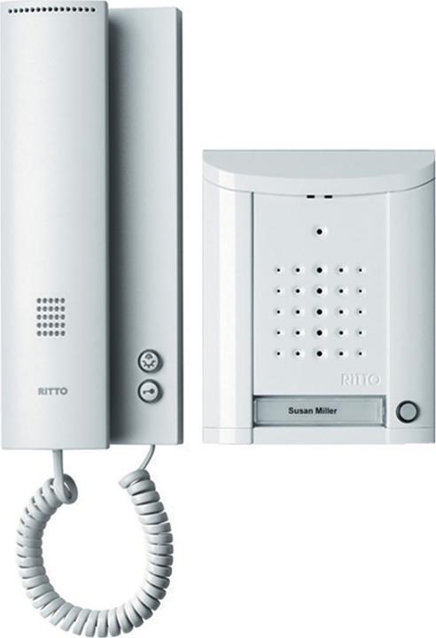 Produktbild Schneider Electric 1 Familien TürSprechanlagenSet weiss (Kabelgebunden)