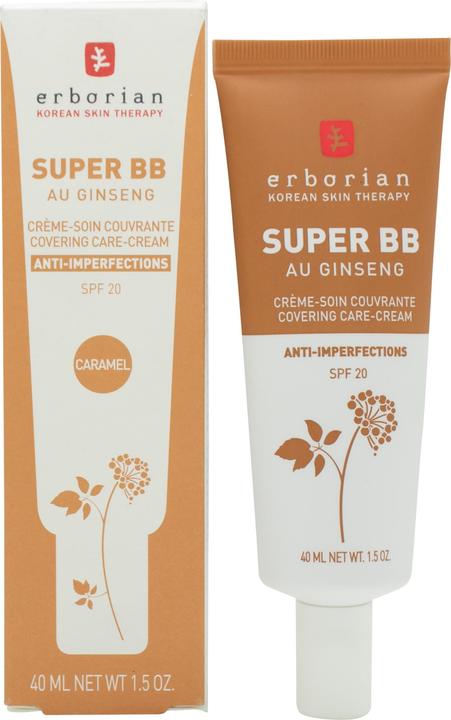 Immagine prodotto Erborian Super BB - full coverage BB cream for acne prone skin Caramel 40 ml (Caramel, 40 ml)